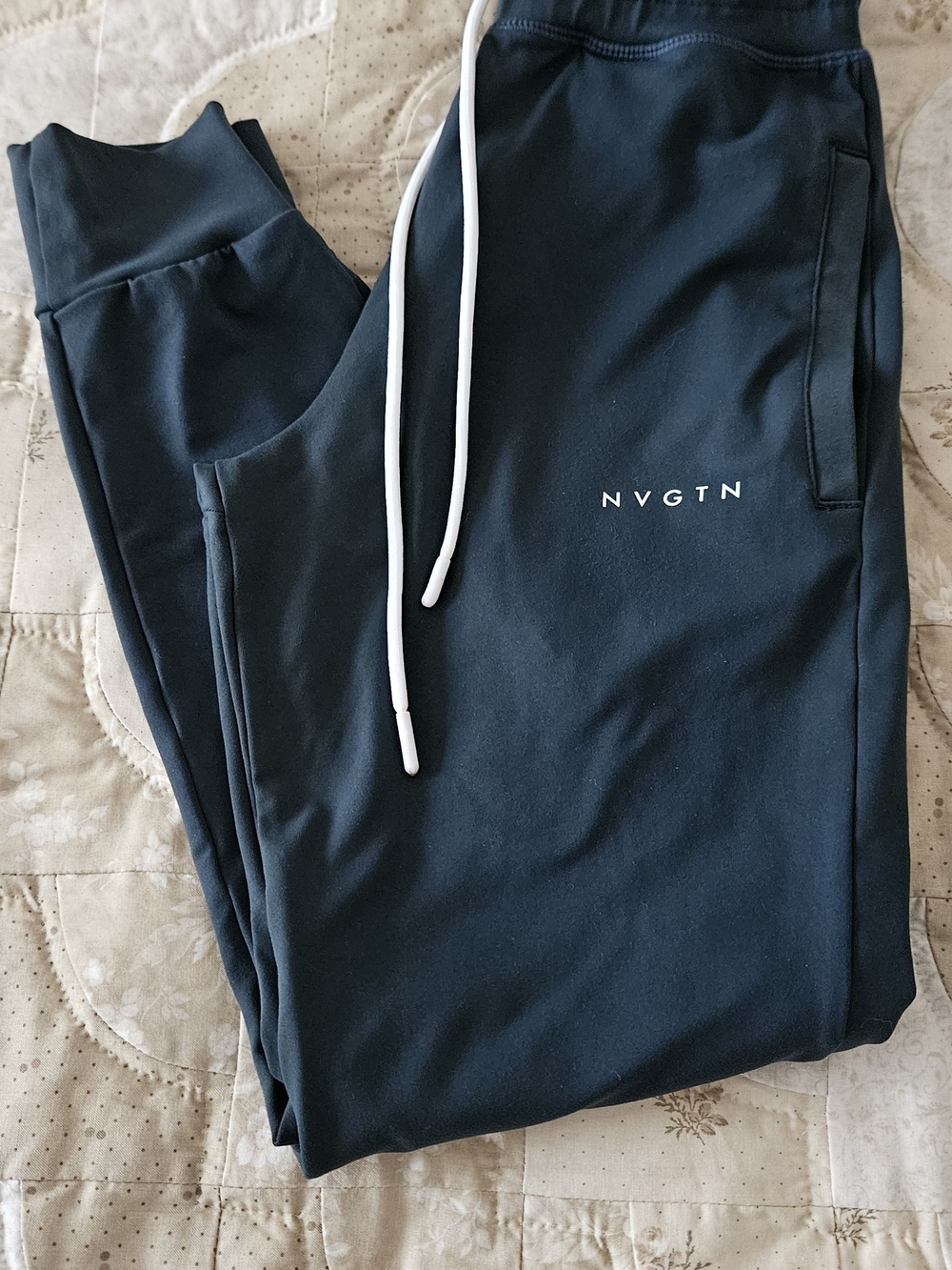 NVGTN NAVY Jogger Pants with Drawstring